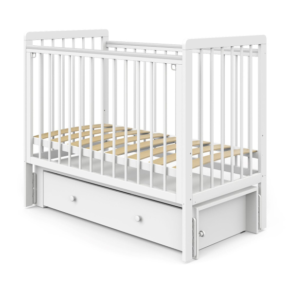 Кровать детская Атон Baby Master Ariel 02 (Белая аляска)