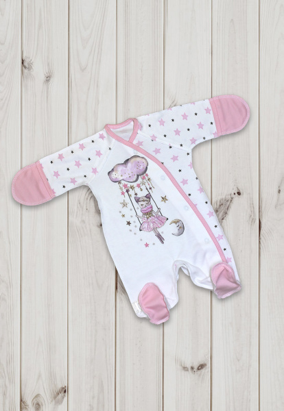 Комбинезон для недоношенных детей с накаткой (Девочка)