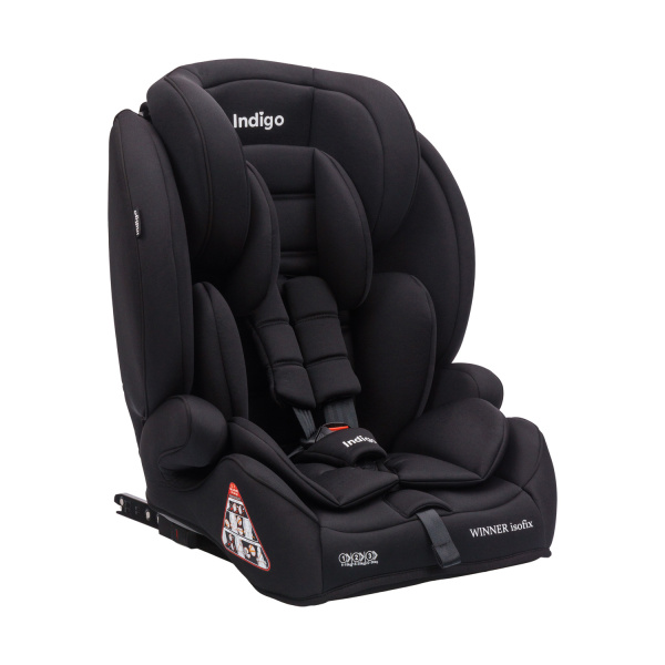 Автокресло Indigo Winner Isofix 9-36кг (Черный матовый)