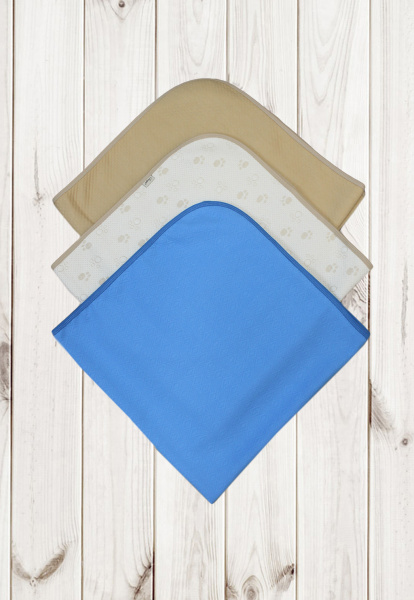 Одеяло-плед Капитошка 90х90 см, капитоний (Синий)