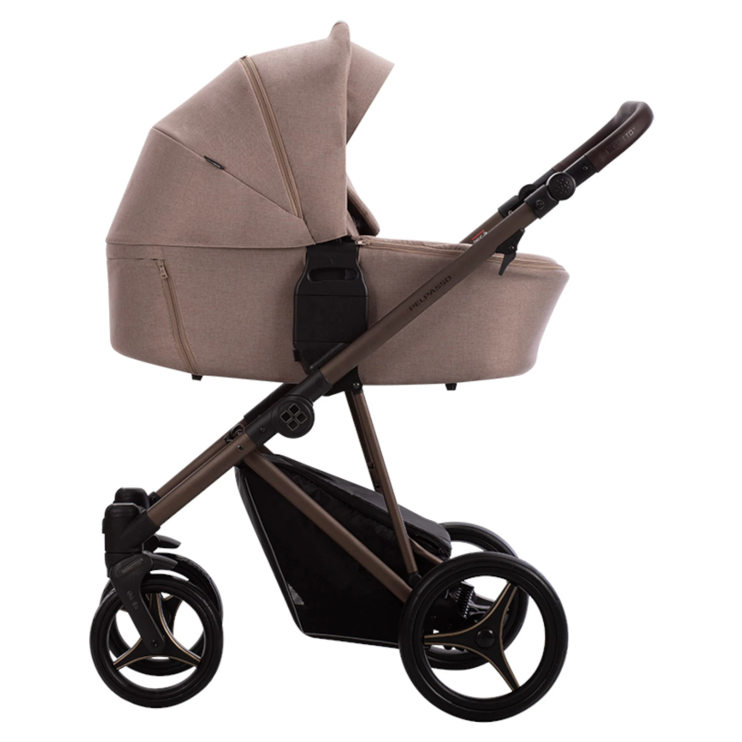 Коляска 2в1 Bebetto Pelpasso (02 Choco бежевый) Коляска 2в1 Bebetto Pelpasso (02 Choco бежевый)