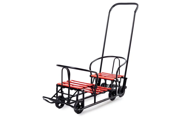 Санки Погодки Универсал 1  ПУС0-1 (Черно-красный)