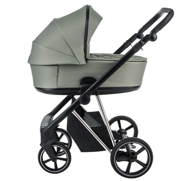 Коляска 2в1 Roan Sol Lux (RSL/3041 Tea Leaf/Chrome/руч.Черный)