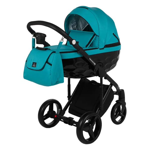 Коляска Adamex Chantal 3в1 (C212/Бирюзовый)