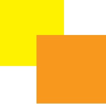 Полка детская навесная №6 70x44,4x19,6 см (Желтый+оранжевый)