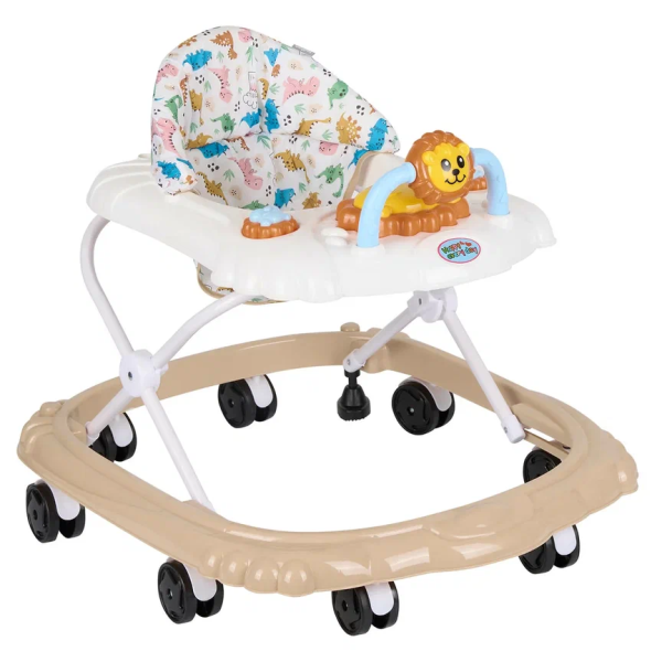 Ходунки Indigo Львенок 8 колес (Бежевый)