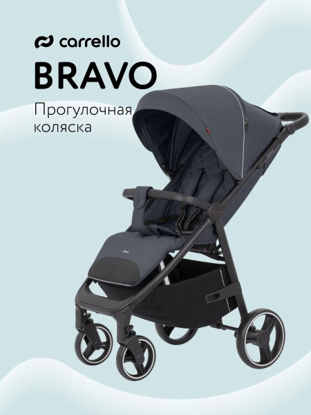 Коляска прогулочная Carrello Bravo 2026 (Timber Grey)