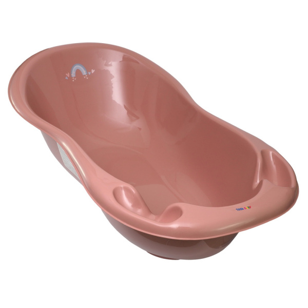 Ванночка со сливом Meteo Tega 102см (Розовый)