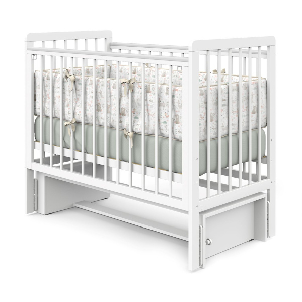 Кровать детская Атон Baby Master Ariel 03 (Белая аляска)