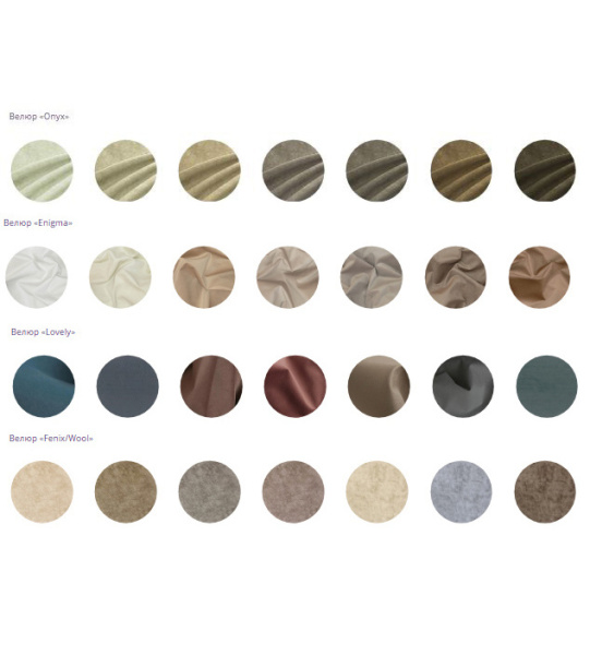 Кровать Корона Skandy без основания 200х120см (3.велюр: Onyx, Enigma, Ness, замша Timeless)