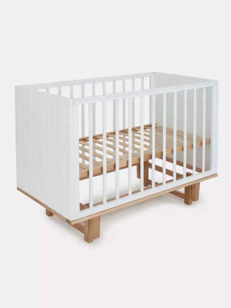 Кроватка детская Rant Bamboo маятник продольный  (Cloud White)