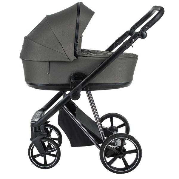 Коляска 2в1 Roan Sol Lux (RSL/3040 Taupe/Nikiel/руч.Черный)
