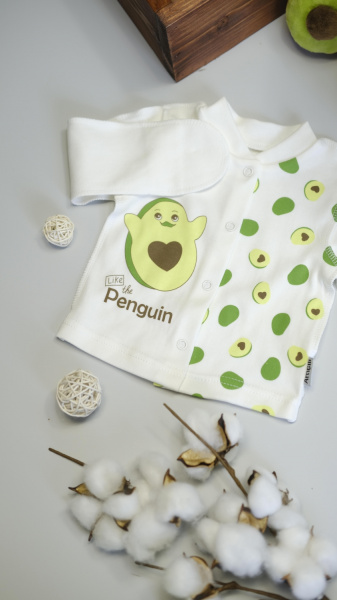 Кофточка Авокадо, интерлок (рост62)