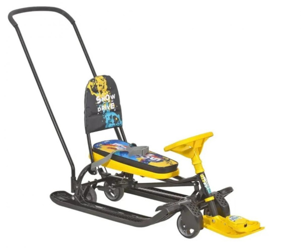 Снегокат Тимка спорт 6 (ТС6/WS winter sport  черный каркас)