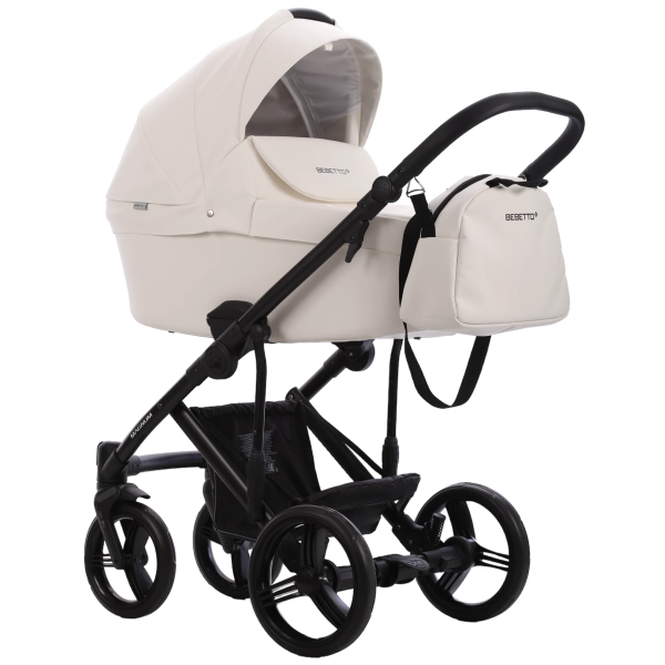 Коляска Bebetto Magnum Light PRO  2в1 (07 белая кожа) Коляска Bebetto Magnum Light PRO  2в1 (07 белая кожа)