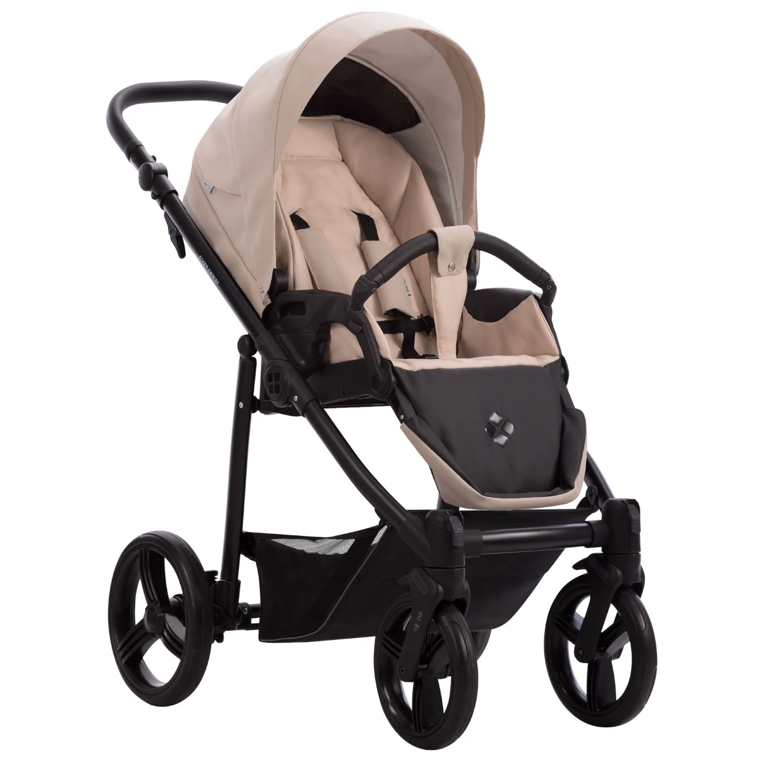 Коляска Bebetto Explorer PRO 2в1 (06 св.бежевая кожа) Коляска Bebetto Explorer PRO 2в1 (06 св.бежевая кожа)