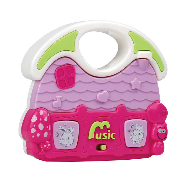 Развивающая игрушка Pituso Музыкальный дом свет, звук (Розовый)