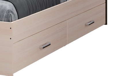 Комплект ящиков 2шт для кровати МЛК (610-0545-06 дуб млечный)