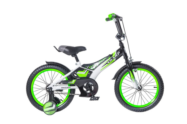 Велосипед 2-х колесный Black Aqua Sharp 12" 1s (Зеленый)