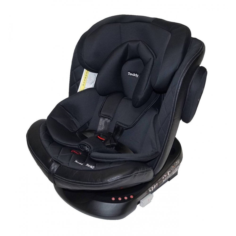Автокресло Baby Car Seat с изофиксом 0-36 кг (Dark Grey Plus (эко-кожа) )