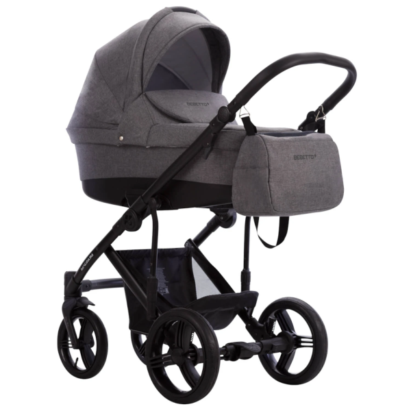 Коляска Bebetto Magnum LUX 2в1 (LG195 т.серый) Коляска Bebetto Magnum LUX 2в1 (LG195 т.серый)