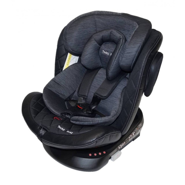 Автокресло Baby Car Seat с изофиксом 0-36 кг (Black Plus (эко-кожа))