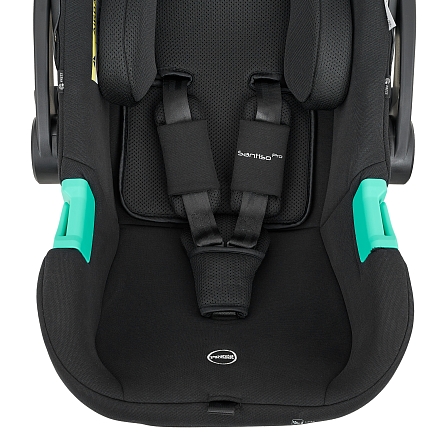 Автолюлька для детей 0-13 кг Santiso Pro Pituso AY377 (Black/Черный (i-Size))