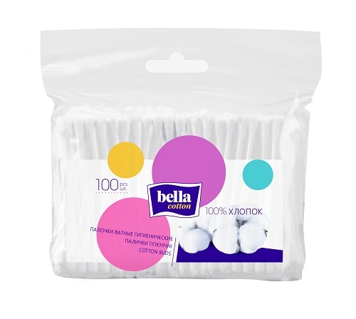 Ватные палочки Bella Cotton 100 шт