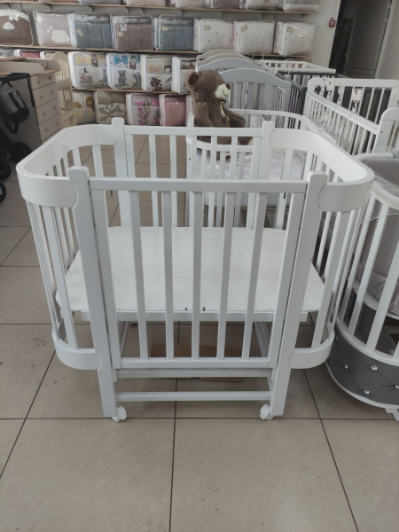 Кровать Антел Солнышко-3 (Белый/Белый)