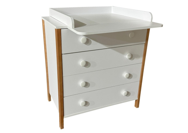 Комод Антел Solnyshko  (Белый-бук)