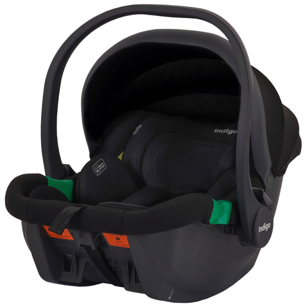 Автокресло Indigo Minky I-SIZE группа 0+ (40-87см) (Черный)