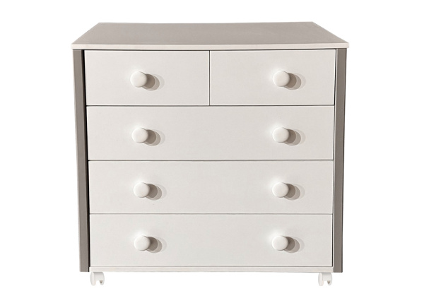 Комод Антел Malenkiy Princ (Белый/Серый)