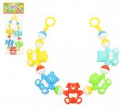 Погремушка-подвеска Забавные зверята