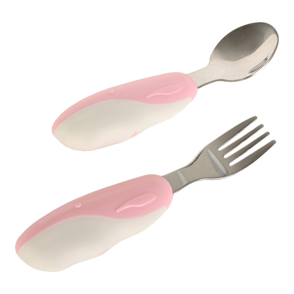 Ложка + вилка в футляре PITUSO Распродажа YHY019 (Pink/Розовый)