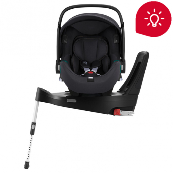 Автокресло Britax Römer Baby-Safe iSENSE + база Flex Base iSENSE 0-13кг (Fossil Grey)