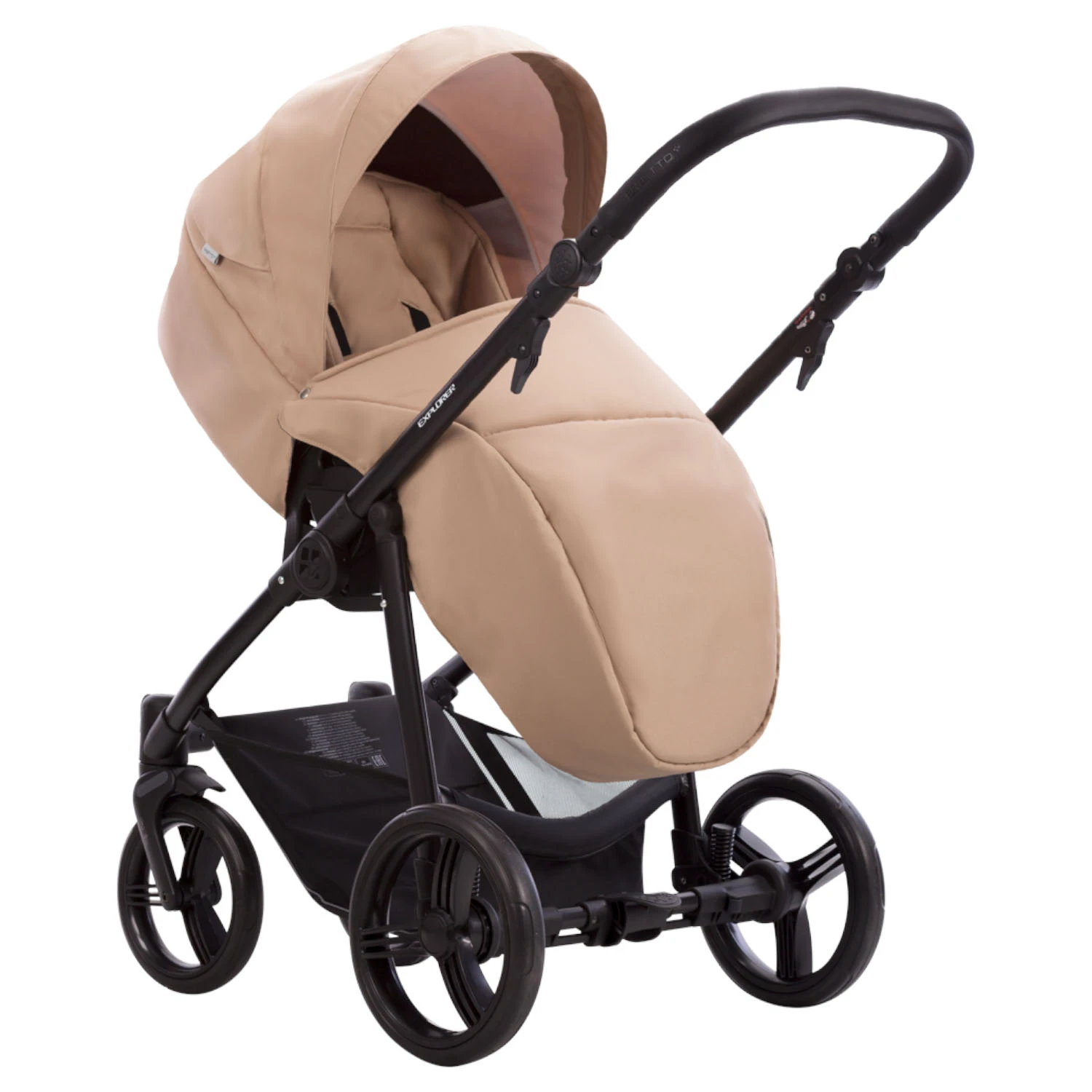 Коляска Bebetto Explorer 2в1 (11 бежевый) Коляска Bebetto Explorer 2в1 (11 бежевый)