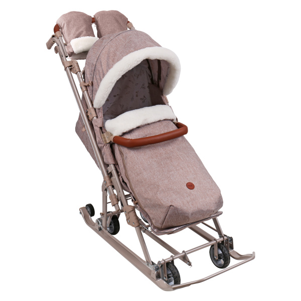 Санки-коляска Ника Детям НД7-8К (НД7-8К/8 бежевый)