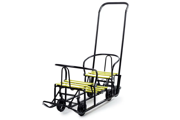 Санки Погодки Универсал 1  ПУС0-1 (Черный/Желтый)