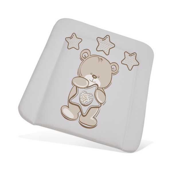 Матрас пеленальный BoomBaby накладка 65*55 см (BB/ПН-05 Карапуз серый)