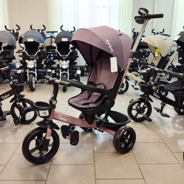 Велосипед трехколесный Luxmom Dalux 3000DM (Фиолетовый)