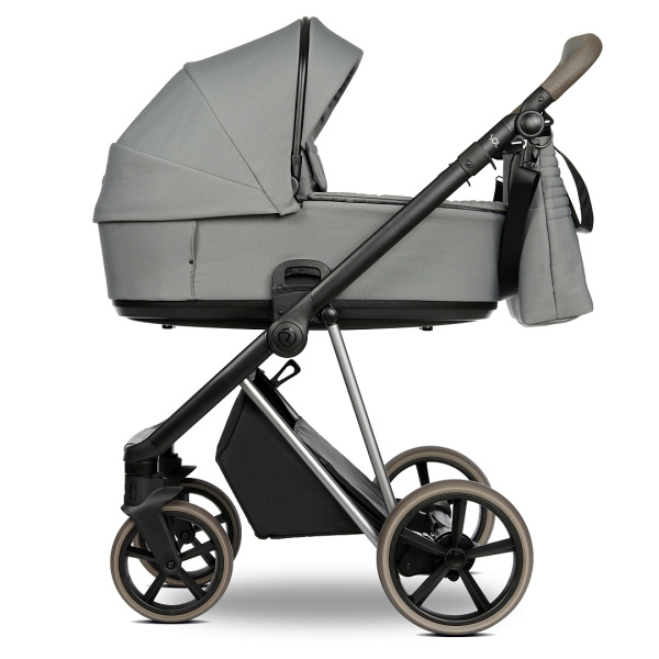 Коляска 2 в1 Roan Sol Luxury 2.0 Vintage  (VIN 01/BT-Blue Tea/Blue Tea/руч.Cappuccino/к.Cappu)