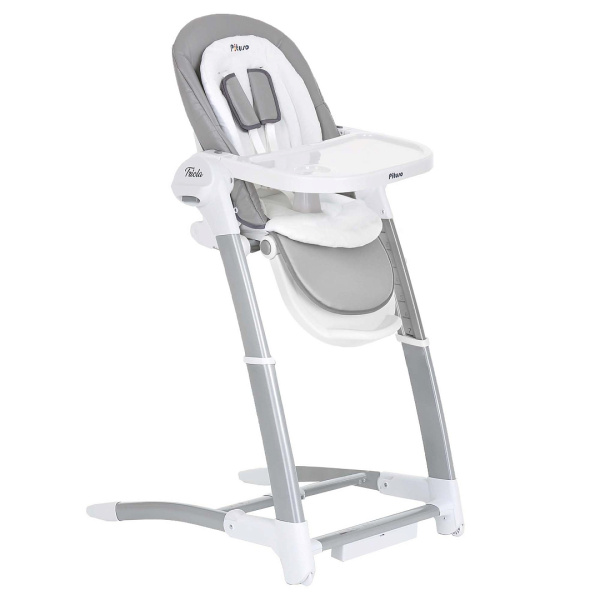 Стульчик для кормления Pituso Triola 3в1 электрокачели/стул/бустер (Dark grey/Темно-серый)