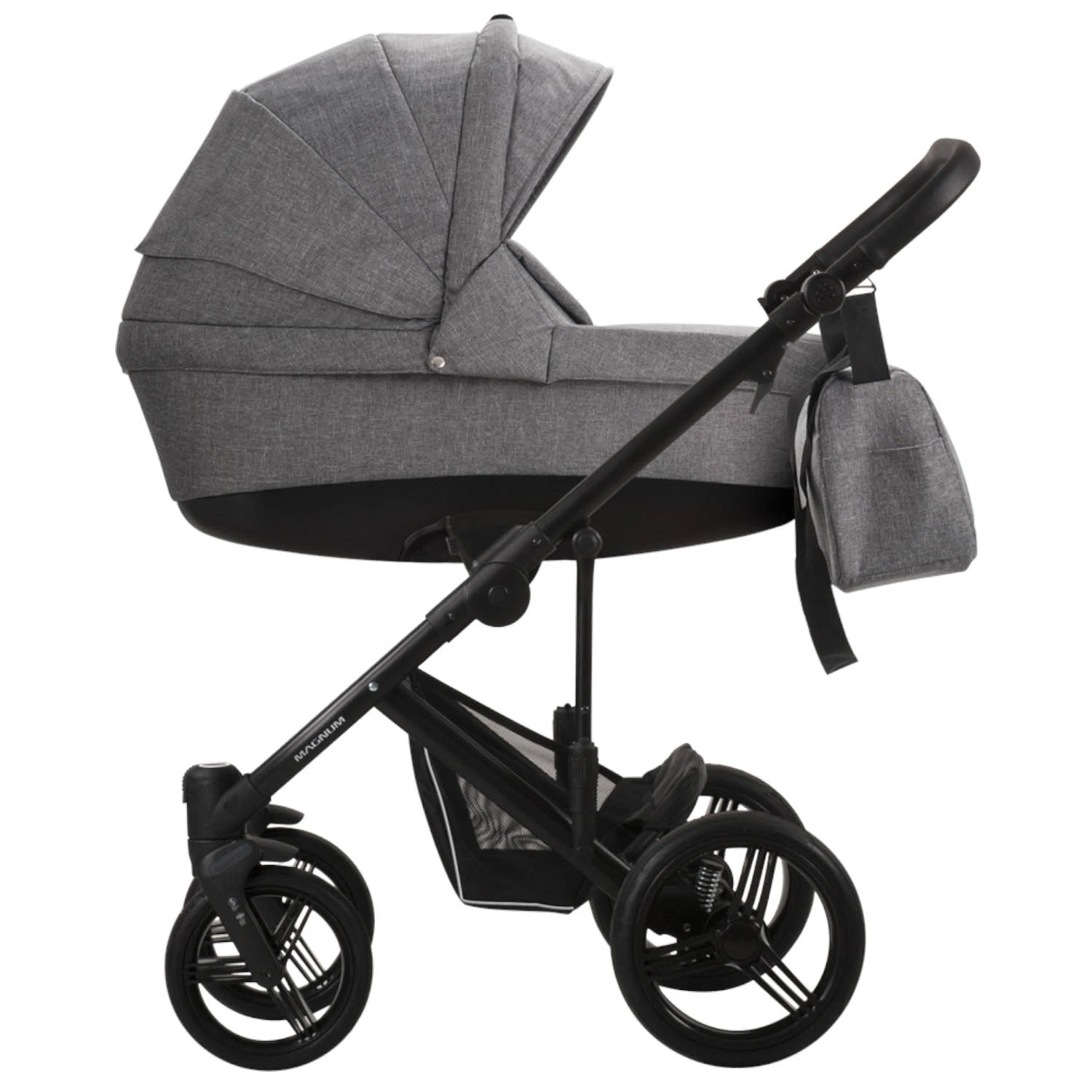 Коляска Bebetto Magnum LUX 2в1 (LG195 т.серый) Коляска Bebetto Magnum LUX 2в1 (LG195 т.серый)