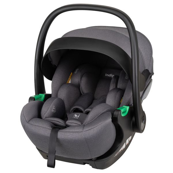 Автокресло Indigo Techno I-SIZE группа 0+  (Серый)