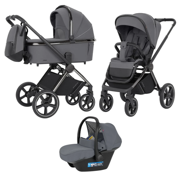 Коляска 3 В 1  Carrello Ultimo (Cool Grey CHROME)