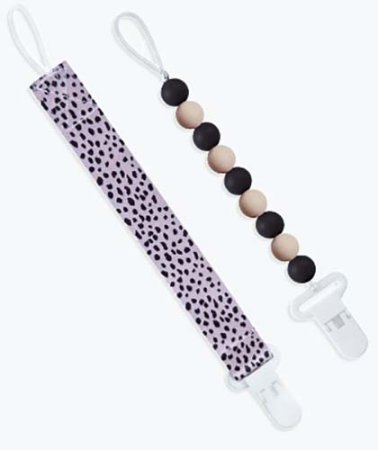 Набор держателей для пустышки, 2 шт, Leopard PCL128