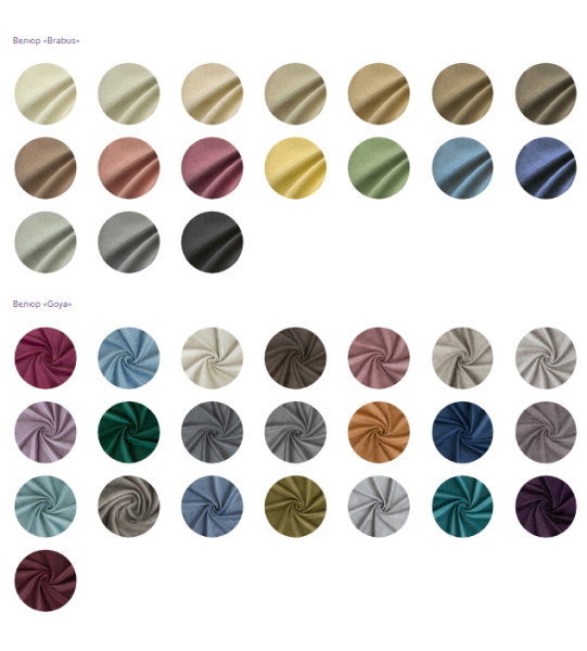 Кровать Корона Skandy без основания 200х120см (6. Велюр: Brabus, Goya,Diagonal)