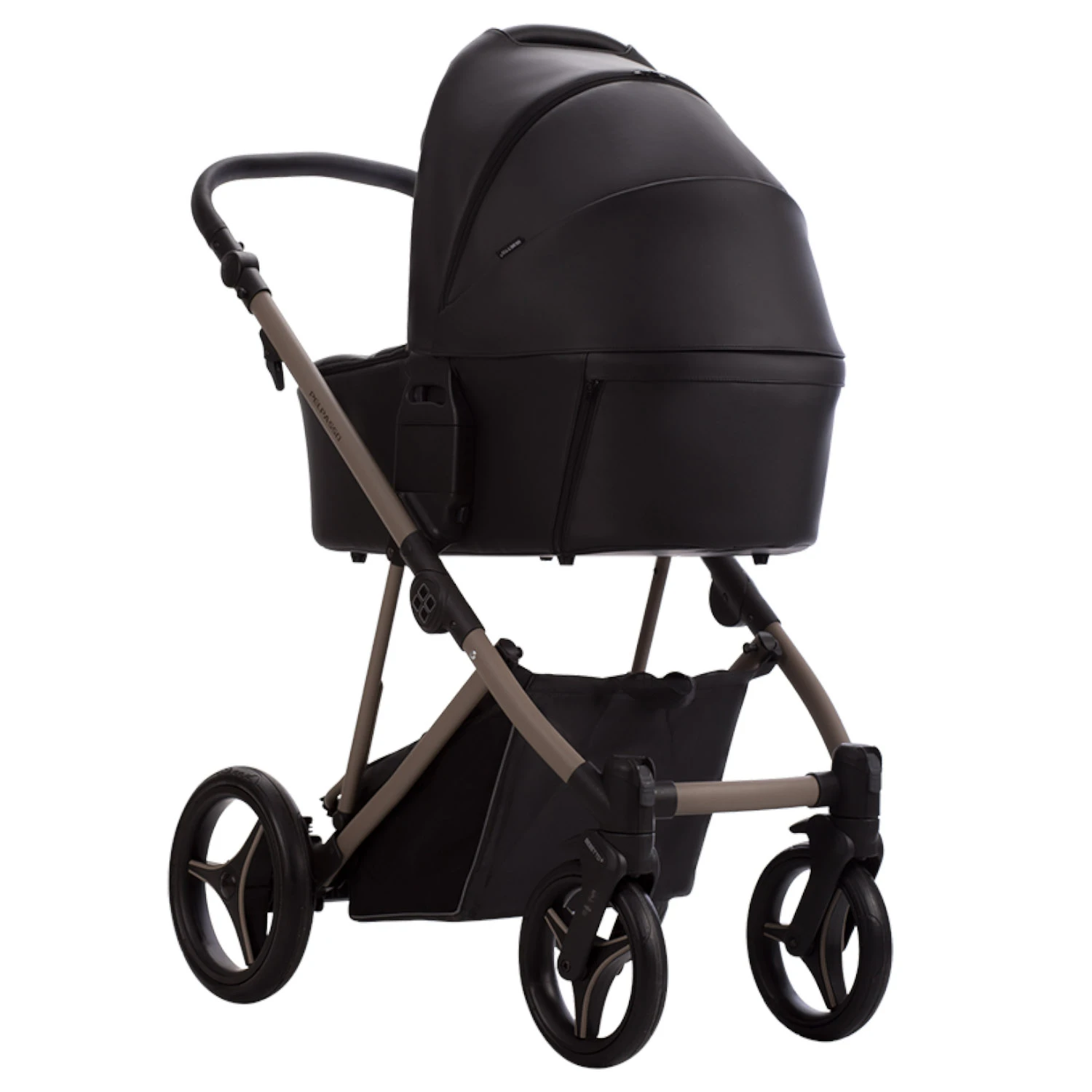 Коляска 2в1 Bebetto Pelpasso PRO  (Pro 03 Kaszmir черная кожа) Коляска 2в1 Bebetto Pelpasso PRO  (Pro 03 Kaszmir черная кожа)