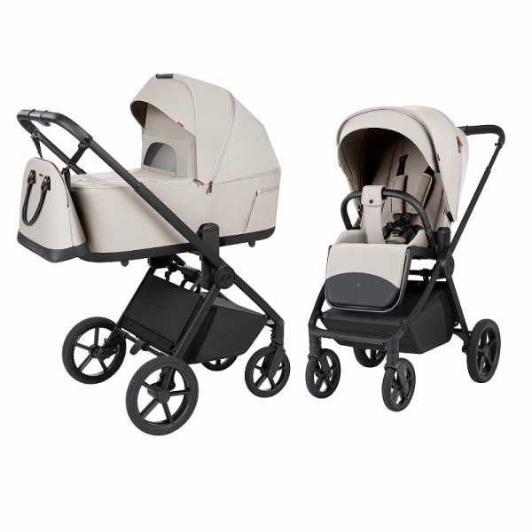 Коляска  2 в 1  Carrello  Ultra F  (Milk Grey)