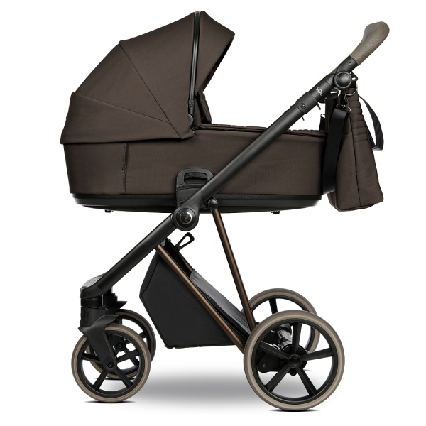 Коляска 2 в1 Roan Sol Luxury 2.0 Vintage  (VIN 04/TC-Turkish Coffe/Bronze/руч.Cappuccino/к.Ca)